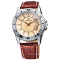 2015 brown color quartz movement men watches in Singapore